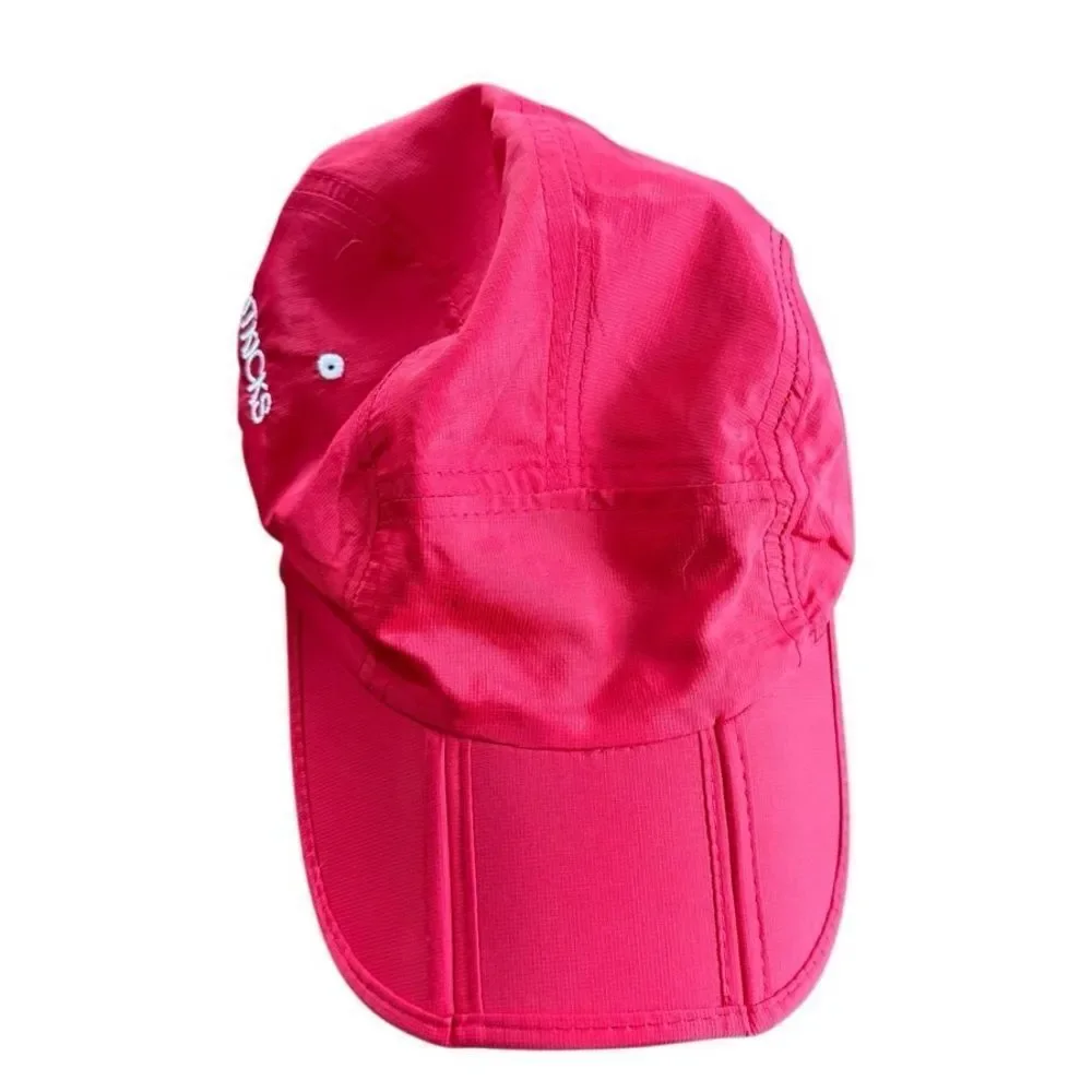 FitKicks Foldable Cap Hat Red One Size Unisex